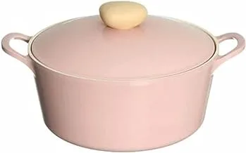 Neoflam Ceramic Retro Casserole Pot, 26 cm Size, Pink
