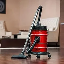 Olsenmark OMVC1847 2400W Vacuum Cleaner, 21 Litre Dust Bag Capacity, Red/Black