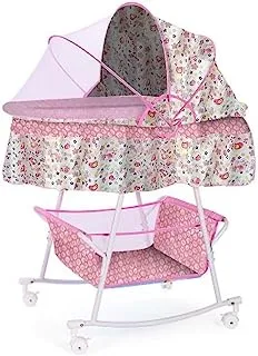 Babylove 27-726 Cradle with Mosquito Net, Pink