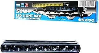 Tobys TKF 56W Flood Beam Pattern 8 LED Light Bar ، 35 cm طول الحجم