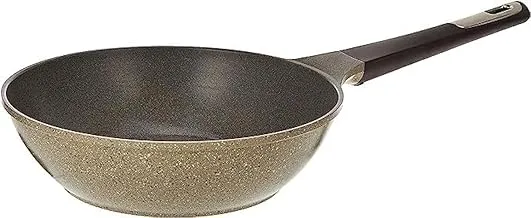 Neoflam Granite Casted Wok Pan, 26 cm Size, Gray