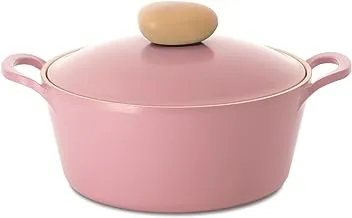Neoflam Ceramic Cooking Pot, 18 cm Size, Pink