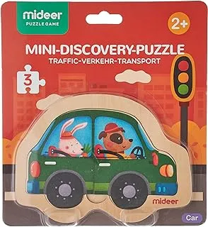 Mideer Mini Discovery Car Wooden Puzzle