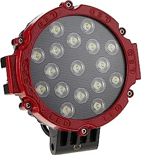 Tobys R 51W LED Spot Light, 7-Inch Size, Red
