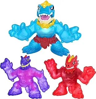 Heroes of Goo Jit Zu Exclusive Ultra Raptor Dinogoo Action Figures, 3 Pack