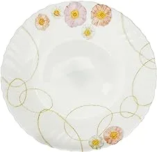 Royalford Opal Ware Spin Dessert Plate, 7.5-Inch Size