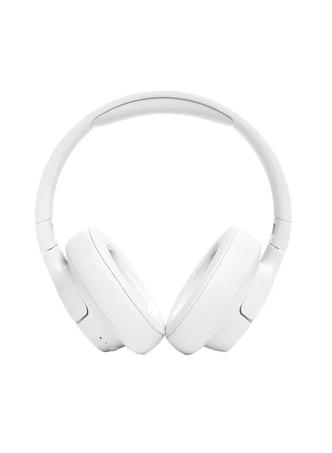 JBL Tune 720Bt Wireless Over Ear Headphones Pure Bass Sound 76H Battery Hands Free Call Plus Voice Aware Multi Point Connection Lightweight And Foldable Detachable Audio Cable White