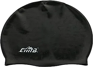 قبعة سباحة من سيما ، اسود - Mf227-BLA1