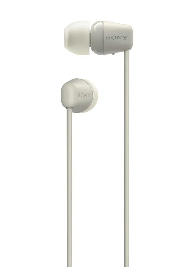 Sony In Ear Wireless Bluetooth Headphones Taupe