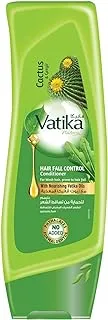 Vatika Naturals Hair Fall Control Conditioner With Nourishing Vatika Oils 200 ml - Enriched With Cactus, Gergir & Garlic - For Weak Hair & Prone To Hair Fall