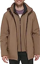 Calvin Klein mens Calvin Klein Rip Stop Hooded Jacket With Inner Fleece Bib Jacket