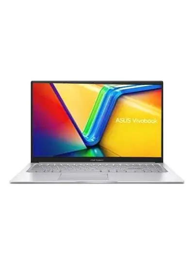 ASUS X1504ZA-NJ245W Laptop With 15.6-inch FHD Display, Core i3-1215U Processor/4GB RAM/256GB SSD/Windows 11/Graphic Card English/Arabic Silver