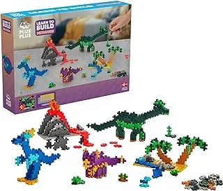 Plus-Plus Learn to Dinosaurs Toy 500 Pieces