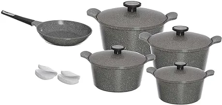 Neoflam Xtrema Cookware Set 11-Pieces, Gray