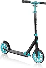 GLOBBER NL 205: Big wheel scooter for kids and teens (aged 8+) - TEAL/BLACK