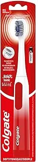 Colgate 360 Sonic Battery Toothbrush Optic White Soft Whitening Power Toothbrush X1