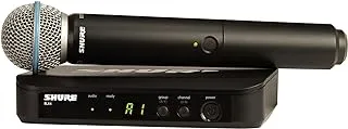 Shure BLX24/B58 Wireless Microphone System with BLX4 Receiver and BLX2 Handheld Transmitter with BETA 58A Mic Capsule Optimized for Lead Vocal Applications