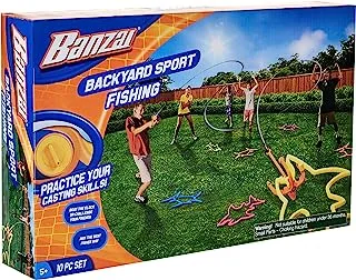 Banzai Backyard Sport Fishing, Grey/Orange
