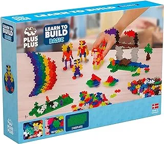 Plus-Plus Learn to Build Basic Toy 600 Pieces