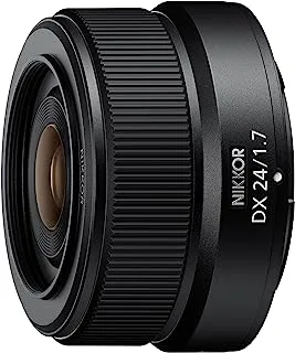 Nikon NIKKOR Z DX 24mm f/1.7 Extra-large Aperture Wide-angle Prime Lens For Aps-c Size/dx Format Z Series Mirrorless Camera - KSA Local Warranty Support