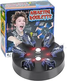 Electric Lie Detector Family Game for Kids And Adults, Roulette Party Game A great toy to play with friends, family And Colleagues, Best Gift Choice for Kids Teenagers Adults Family, A Table Fun Game