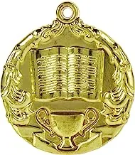 ميدالية ليدر سبورت M4350B ذهبية لامعة