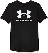 Under Armour Boys Sportstyle Tech Big Logo Print Fill SS T-Shirt