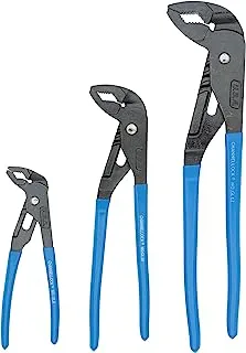 Channellock GLS-3 Tongue and Groove Plier Set, Dipped, 3Pcs. Blue, 6.5