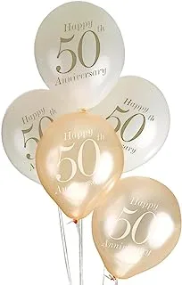 Neviti Vintage Romance - 50th Anniversary Balloons Gold 12