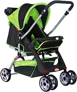baby plus BP4958 Foldable and Multifunctional Stroller, Green/Black