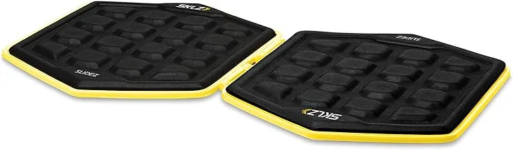 Sklz Slidez Functional Core Stability Discs, Black/Yellow