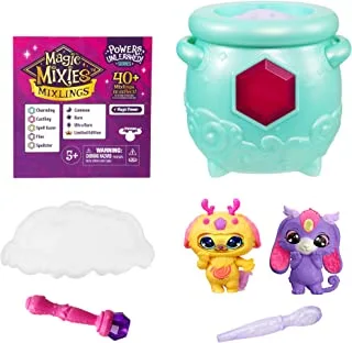 Magic Mixies Mixlings Tap & Reveal Cauldron 2 Pack, Magic Wand Reveals Magic Power, Powers Unleashed Series, for Kids Aged 5 and Up (Styles May Vary)