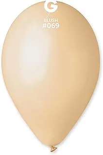 Gemar Standard Latex Balloon 100-Pieces, 12-inch Size, Blush