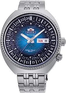 Orient Men's Japanese Automatic/Hand Winding Wrist Watch World Map Revival, Blue