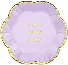 Party Deco Good Vibes Only Yummy Plates