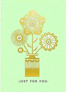 بطاقة عيد ميلاد راشيل إلين مزهرية من الزهور