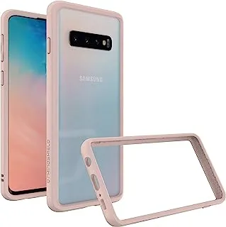 RhinoShield CrashGuard Bumper Case for Samsung Galaxy S10, Blush Pink