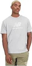 New Balance Men's NB Essentials Stacked Logo Short Sleeve T-Shirt