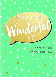 Rachel Ellen You Are Wonderful Happy Birthday Card