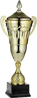 Charly 90111E Coppa Sportiva Cup, Full White Plain/Gold Glass