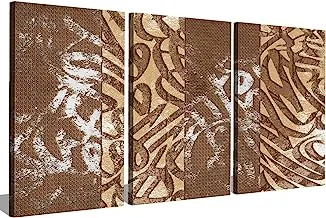 Markat S3TC6090-0058 Three Panels Canvas Paintings for Decoration with Quote 