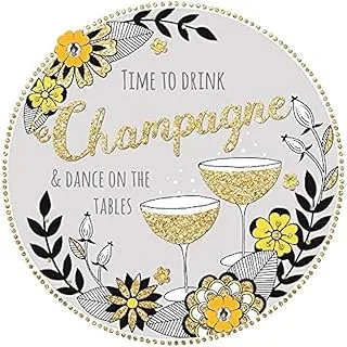 Rachel Ellen Birthday Champagne Card