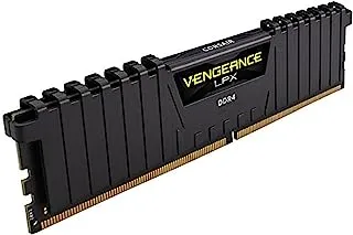 ذاكرة سطح المكتب CORSAIR VENGEANCE LPX سعة 64 جيجابايت (4x16 جيجابايت) DDR4 3200 (PC4-25600) C16 1.35V - أسود