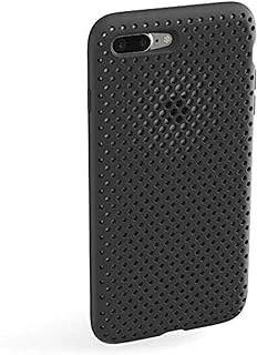 AndMesh Dot Soft Anti-Collision Mesh Protective Phone Case for iPhone 7 Plus, Black