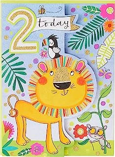 Rachel Ellen Age 2nd Lion Birthday Card