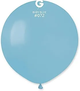 Gemar G150 Latex Balloon Without Helium, 19-Inch Size, 072 Baby Blue