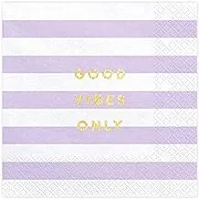 Party Deco Good vibes only Yummy Napkins 20-Pack