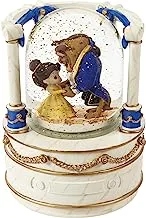Precious Moments 203161 Disney Beauty and The Beast True Beauty is Found Within Resin/Glass Musical Snow Globe