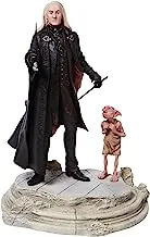 Enesco Harry Potter Lucious Malfoy with Dobby The Elf Figurine, 10.25 Inch, Multicolor