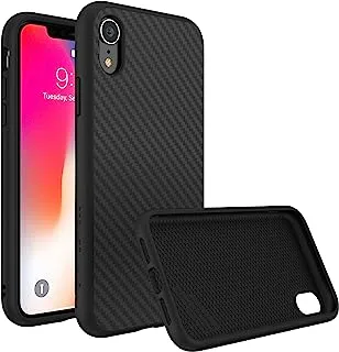 RhinoShield SolidSuit Protective Phone Case for iPhone XR, Carbon Fiber
